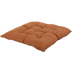 Stolehynde - 35x35x6 cm - Lyse brun ensfarvet havehynde